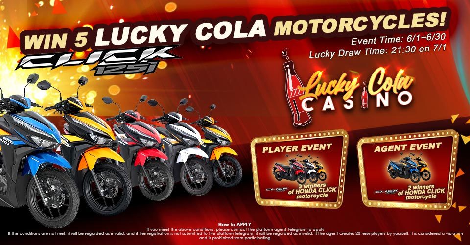 Lucky Cola Online Casino promotion