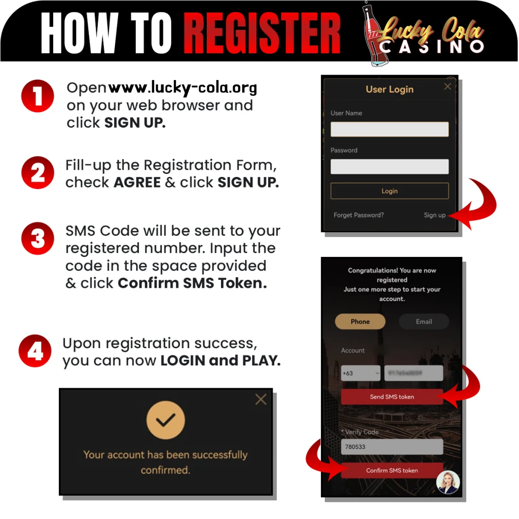 Lucky Cola Casino sign up - Legal na Philippine Online Casino