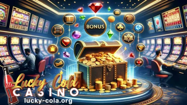 Types of Lucky Cola slot game bonuses​