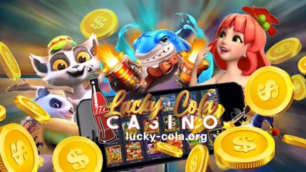 Show off your slot gaming prowess at Lucky Cola​