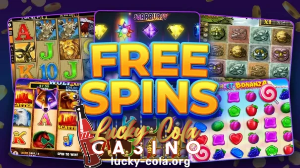 Start playing and claim your free spins at Lucky Cola!​