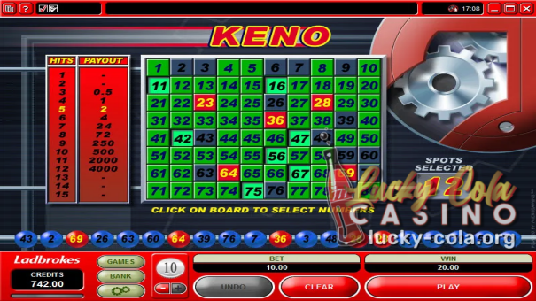 Welcome to the exciting world of online keno at Lucky Cola, one of the leading online casinos in the Philippines